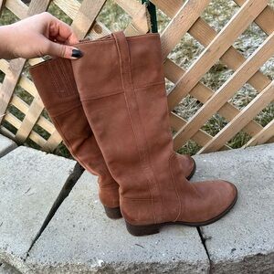 Lucky Brand Cognac Riding Boots